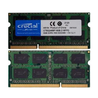Imagem de Memória Ram Notebook 8GB 1600Mhz DDR3 - Crucial