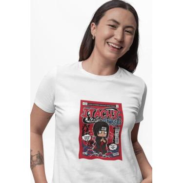Imagem de Camiseta Poster Pop Style Inspiração ITACHI UCHIHA Estampa DTF 100% Al