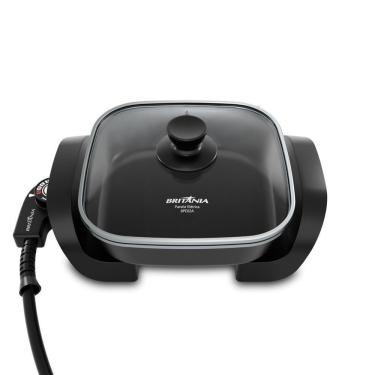 Imagem de Panela Elétrica Multiuso Britânia BPE02A 2L 650W Antiaderente com Tampa de Vidro 110V