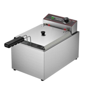 Imagem de Fritadeira Elétrica 5L 1 Cuba 4000W 220V para Uso Profissional em Cozinha Comercial Metalcubas