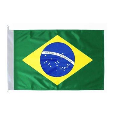 Imagem de Bandeira Brasil Poliéster Spasso 3142 50x35 cm Bandeira Brasil Poliest