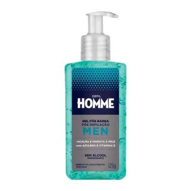 Imagem de Gel Pós Barba Pós Depilação Sem Álcool Depil Homme 125g - DepilBella -