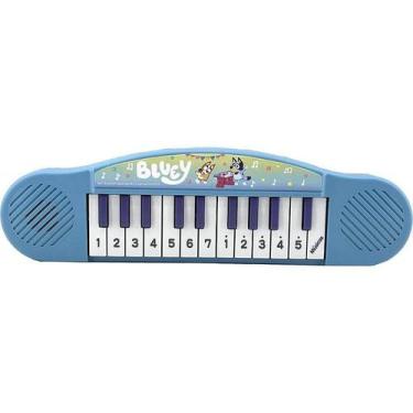 Imagem de Piano Infantil Bluey Com Sons De Piano E Melodias  Pilhas Inclusas