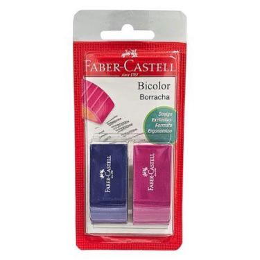 Imagem de Borracha Bicolor SM/BICOLOR/582247 com 2 unidades - Faber-Castell