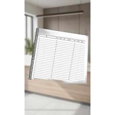 Imagem de Agenda Profissional A4 para Agendamentos 4 Colunas - Congratulations S