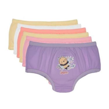 Imagem de Kit c/6 Calcinha Infantil Transfer Geofan, G