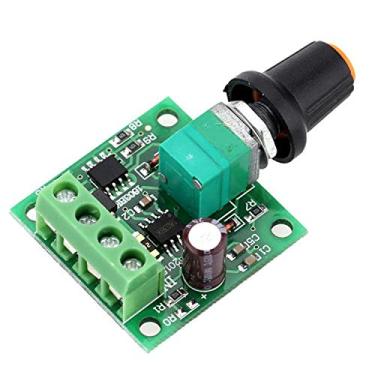 Imagem de Greartisan Controlador de velocidade do motor PWM 1,8V-15V 2A DC controlador de velocidade variável 1803BK com botão de controle de velocidade