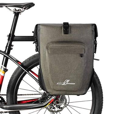 Imagem de KAMONDA Bolsa para bicicleta, bolsa multifuncional para assento traseiro de bicicleta de 30 L, para uso ao ar livre, MTB Road Bike, bagageiro, 34 x 19 x 46 cm