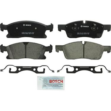 Imagem de Bosch Conjunto de pastilhas de freio a disco de cerâmica premium QuietCast Automotive BC1629 para Dodge Durango; Jeep Grand Cherokee; Mercedes-Benz GL350, GL450, GLE350, GLE400, GLS450, ML350; frente