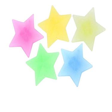 Imagem de Clipes de raio de bicicleta, coloridos para crianças, decoração de rodas de bicicleta em cor pastel (36 peças de contas de estrela)