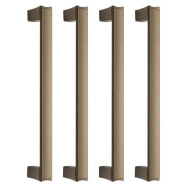 Imagem de 4 Peças Puxador Para Guarda Roupa Armário Móvel Space 160mm (Bronze Fosco)