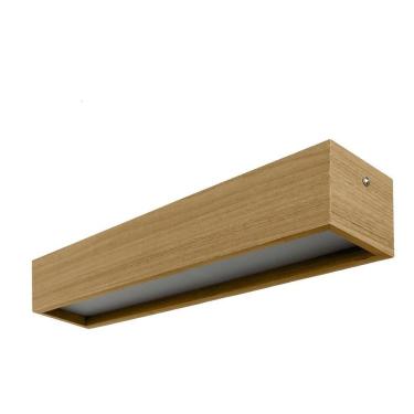 Imagem de Plafon Madeira Wood Retângular 60X13Cm - 1 Ou 2 Luzes