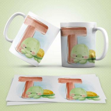 Imagem de Caneca Personalizada Infantil Letra T