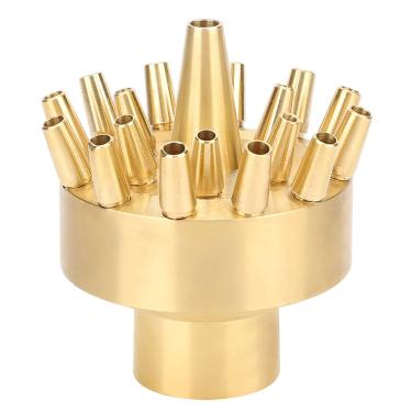 Imagem de bocal de pulverização de fonte de água para jardim Fio fêmea 1" para piscina de lago,Pilipane Cabeça de fonte de lago, lagoa de jardim, parque de diversões