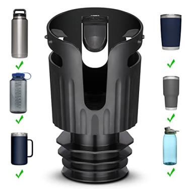 Imagem de Expansor de porta-copos para carro, suporte de copo Kemimoto compatível com Hydro Flasks, Yeti, Nalgene, Camelbak, adaptador grande para porta-copos para veículos universais, RVs, UTVs, carrinhos de golfe