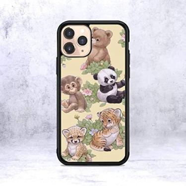 Imagem de Capa de telefone para iphone 12 mini 11 pro 13 max x xr 6 7 8 plus se20 silicone tpu de alta qualidade e capa de plástico duro, a1, para iphone 11 pro