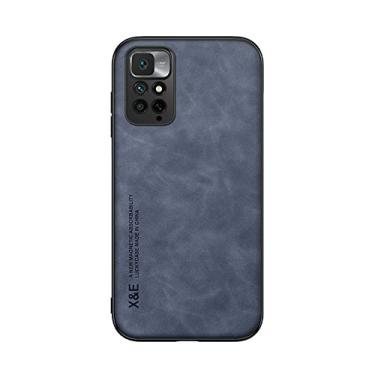 Imagem de Kepuch Silklike Capa para Redmi Note 11(Global)4G/Note 11S 4G - Case Placa de Metal Embutida para Redmi Note 11(Global)4G/Note 11S 4G - Azul