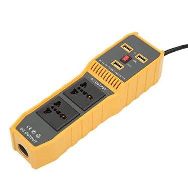 Imagem de Car Power Inverter, 200W Car Inverter Intelligent 3 USB 4.2A Carregamento Rápido Soquetes Duplos Modificado Onda Senoidal Acessórios de áudio e Vídeo para Celular