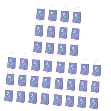 Imagem de Gadpiparty 36 Peças Bolsa Sacos De Papel Sereia Artigos Para Festa Tema Sereia Sacos De Papel Tema Havaiano Decoração De Festa Tema Praia Férias Dando Filho Brilho Labial Presente
