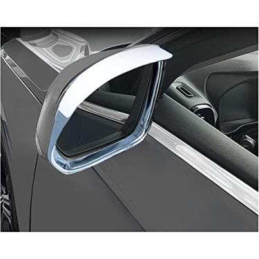 Imagem de JIERS Para Volvo XC40 2019, acessórios de carro espelho retrovisor sobrancelhas de chuva moldura decoração adesivo acabamento exterior modificado acessório