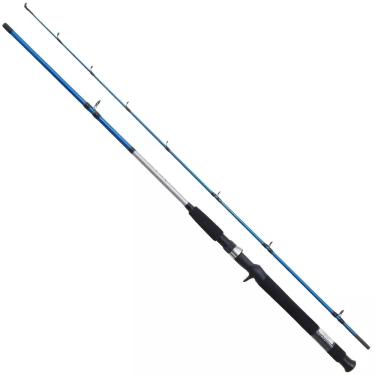 Vara Pesca Carretilha Shimano Cruzar 2562B 1,68M 8-16 Lbs 2 Partes Azul