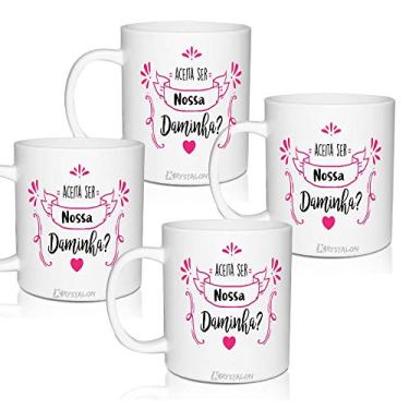 Imagem de 4 Canecas 300 ml Lembrancinha Personalizadas para Daminha
