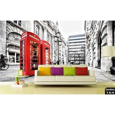 Imagem de Papel de Parede 3D Montanhas Paisagens Adesivo Decorativo 1.40x2.98m Painel Fotográfico