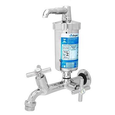 Imagem de Torneira Com Filtro Fixa Metal Com Copo Abs Acabamento C31 Parede 1/2x3/4