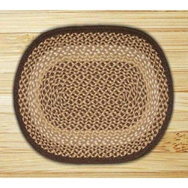 Imagem de Earth Rugs Tapete, 50,8 x 76,2 cm (20 x 30"), chocolate/natural