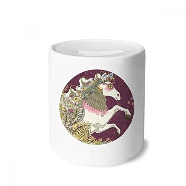 Imagem de DIYthinker Japan Wing Hourse Ukiyo-e caixa de dinheiro de cerâmica porta-moedas presente de cofrinho