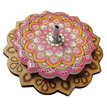 Imagem de INCENSÁRIO EM MDF COLORIDO 7 CM - PINK 3