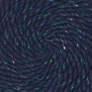 Imagem de Corda de algodão trançado natural West Coast Paracord – Corda artesanal – Corda tripla super macia e forte para esportes, decoração, artesanato, macramê, uso interno (1,27 cm x 320 m, noite estrelada)