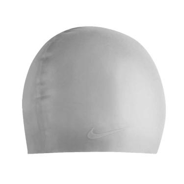 Imagem de Touca de Natação Nike Solid Silicone Cap - Cinza