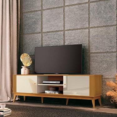 Imagem de Rack para Tv até 60 Polegadas Legacy 1.6 Edn Móveis Off White/cedro Natural