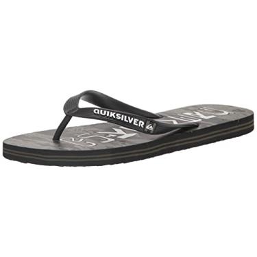 Imagem de Quiksilver Chinelo masculino Molokai Acid Drop, preto/verde/preto, 37