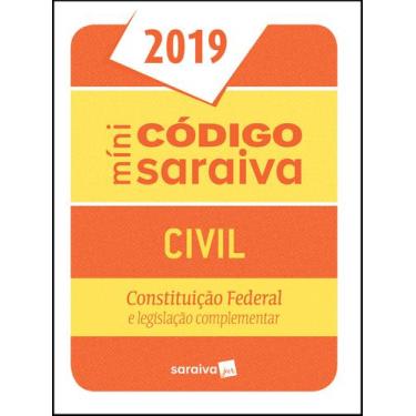Imagem de Livro - Minicódigo Civil E Constituição Federal - 25ª Edição De 2019