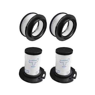 Imagem de NUHFUFA Conjunto de 2 filtros dianteiros e traseiros compatíveis com Rowenta ZR00907/908 RH98XX/99XX Sweeper Filtro HEPA acessórios para aspirador de pó