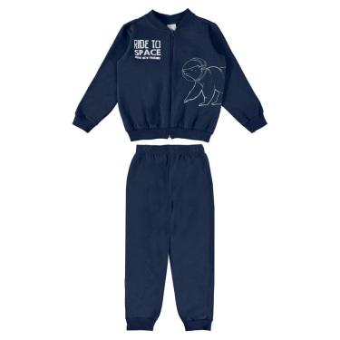 Imagem de Conjunto Moletom Infantil Menino Malwee Kids Cinza 105569