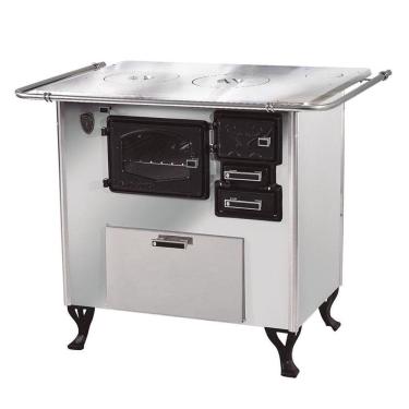 Imagem de Fogão A Lenha C Forninho Esq Inox Fornos Pinhal Alumínio N2