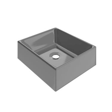 Imagem de Cuba Pia Retangular Para Banheiro Tulipa Preta