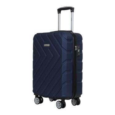 Imagem de Mala de Mão Bordo ABS Rigida ISIWAY | Tamanho P | Resistente a Impactos | ANAC Aprovado | Bagagem de Cabine | Viagens Conformes | Durável e Elegante (Montreal, Blue, Unico)