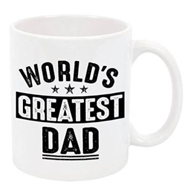 Imagem de Escolha o presente do dia dos seus pais para papai papai papai papai papai canecas de chá de cerâmica (Worlds Greatest Dad) PB270