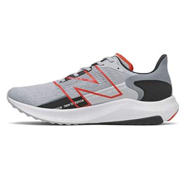 Imagem de New Balance FuelCell Propel V2 Tênis de corrida masculino, Ciclone leve/pimenta fantasma/preto, 9