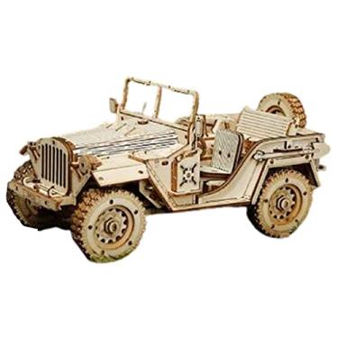 Imagem de Montado Quebra-cabeça 3d Quebra-cabeça de madeira Artesanal Quebra-cabeça 3D Decoração de presente Mecânica Brain Teaser Decoração Modelo Kits Presentes exclusivos para passatempos Engraçado