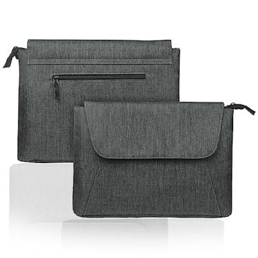 Imagem de Megoo Capa para laptop de 14 polegadas para Microsoft Surface Laptop Studio 2 14,4"/Laptop 5/4/3 13,5", MacBook Air 13,3"/Air 13,6"/Pro 14,2", capa de transporte para tablet Chromebook de 13 polegadas