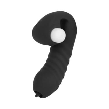 Imagem de Vibrador Dedo Estimulador do Clitóris e Ponto G Masturbador Feminino Brinquedos Casais Eróticos (Preto)