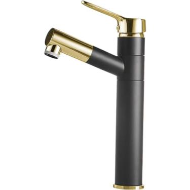 Imagem de Torneiras de lavatório quente e fria, Torneira misturadora de lavatório Pull Out Spray, Torneiras de lavatório, torneiras giratórias, Pulverizador pull down, Torneiras misturadoras de lavató