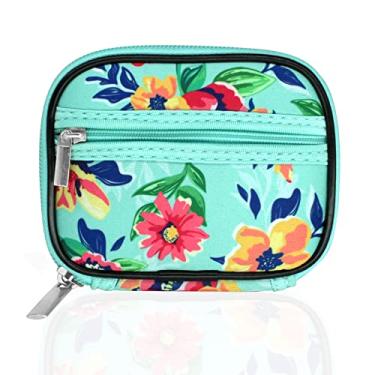 Imagem de Serfeymi Estojo organizador de comprimidos de viagem para bolsa com caixa de comprimidos semanal removível para medicamentos, vitaminas, suplementos, estojo de comprimidos anticoncepcionais moderno organizador de medicamentos de viagem - verde 01