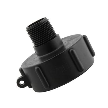 Imagem de Adaptador de sacola IBC DGZZI S60 5.1 cm NPS para rosca macho de 3/10.2 cm acessórios para bolsa IBC com fita PTFE para tanque de água, equipamento de irrigação de jardim, conector de mangueira