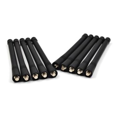 Imagem de (Pacote com 10) Antena chicote NAD6502AR VHF 146-174Mhz para Motorola CP200 CP200D GP88 GP328 GP340 GP360 GP1280 CP185 CP125 EP450 EX500 EX600 HT750 HT12500 Rádio bidirecional portátil HT1550 PR400